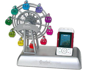 cette grande roue vous avertira si votre téléphone portable reçoit un appel.