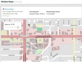 le zoom, ici presque au maximum, est l'une des possibilités citées sur le site