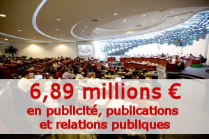 montant calculé par la rédaction à partir du budget primitif 2011.