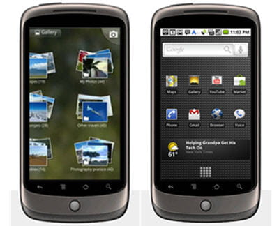belle puissance et android 2.1 : le nexus one semble très réactif