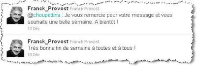 ses tweets où ils souhaitent de bonnes semaines à tout bout de champ.