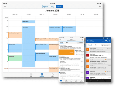 outlook for ios and android