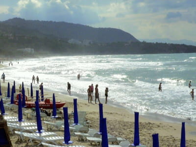 une plage en sicile.