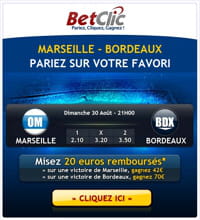 un e-mailing envoyé par betclic offre une réduction aux nouveaux parieurs