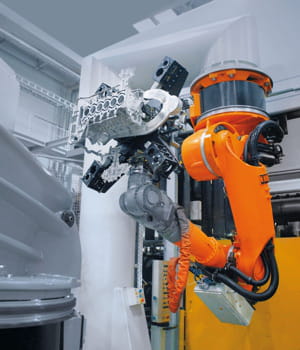 kuka roboter affiche un chiffre d'affaires de 616,3 millions d'euros en 2011.