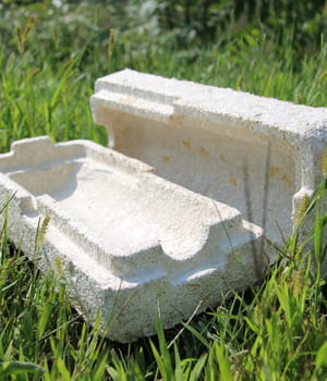 les briques d'ecovative design sont fabriquées... en champignons.