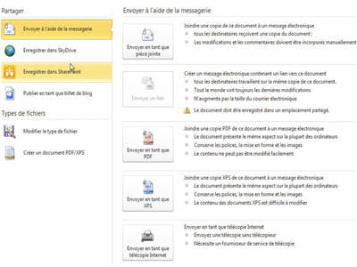 la co-publication de documents est désormais possible sur cette version d'office