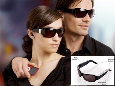 des lunettes de soleil pleines de technologie, mais design