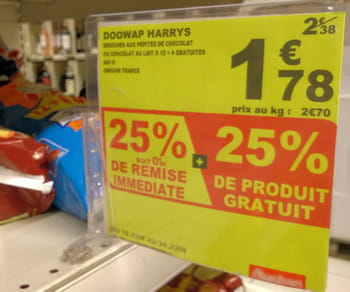 des promotions qui s'ajoutent et se combinent... attention au mal de tête pour