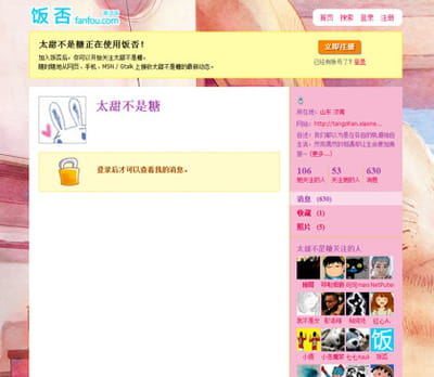 fanfou.com, la copie
