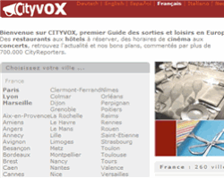 le city-guide cityvox est racheté pour moins de 50 millions d'euros par orange.
