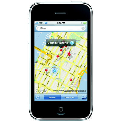 gps sur l'iphone 3g