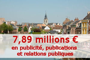 montant calculé par la rédaction à partir du budget primitif 2011.