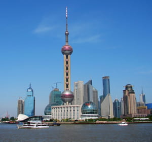 une vue de shanghai.