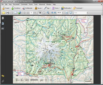 les interactions de cartographie géographique avec acrobat 9