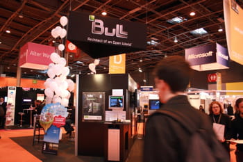 155 acteurs étaient présents sur l'espace d'exposition du salon solutions linux