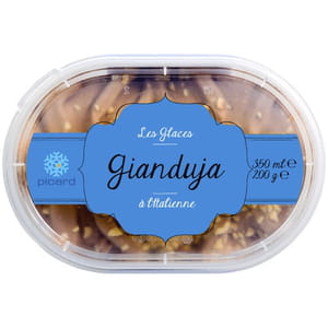 la glace gianduja à l'italienne de picard.