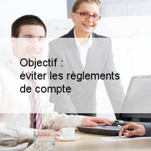 ne placez pas la réunion sur le terrain du conflit.