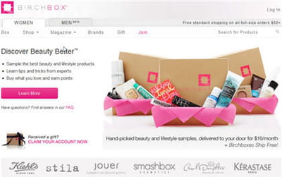 birchbox, l'original.