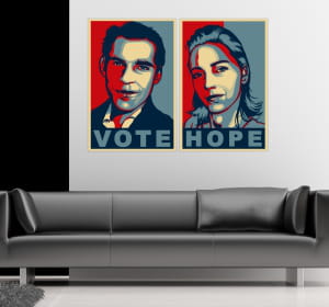 les portraits pop style 'obama', la dernière tendance des sites d'objets