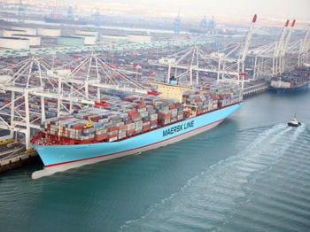 le porte-containers eugen maersk