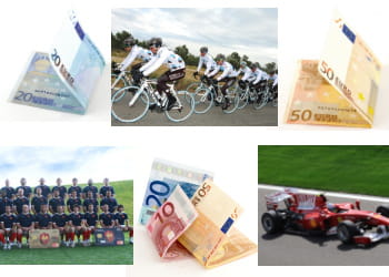 un partenariat sportif peut coûter jusqu'à 50 millions d'euros par an.