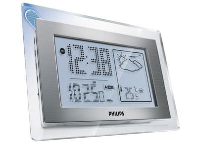 radio-réveil et station météo philips