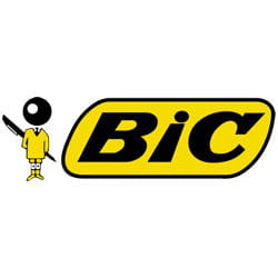 le groupe bic a adopté ce petit bonhommme comme logo