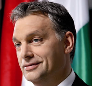 le premier ministre hongrois victor orbàn.