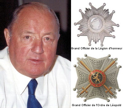 albert frère cumule deux des plus prestigieuses décorations européennes.