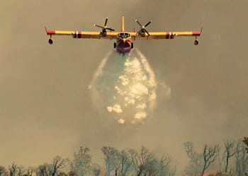 les bombardiers d'eau français effectuent 8 100 heures de vol par an.