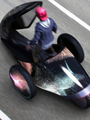 dévoilé à tokyo en 2013, le concept car fv2 développé par le japonais toyota n'a