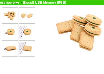 la biscuit usb memory