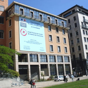 la rénovation de ce commissariat lyonnais est prévue par le plan de relance.