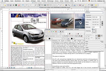 copie d'écran du logiciel