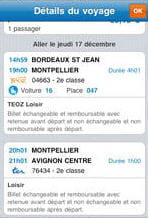 capture d'écran de l'application iphone de vsc.