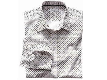 chemise soft grey à motifs, la redoute