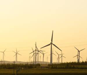 56% des équipements mondiaux d'éoliennes proviennent de chine.