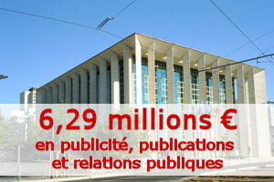 montant calculé par la rédaction à partir du budget primitif 2011.