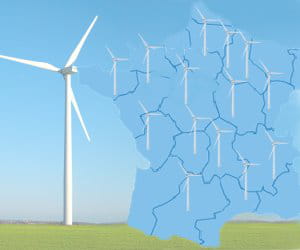 le classement des régions qui ont le plus d'éoliennes