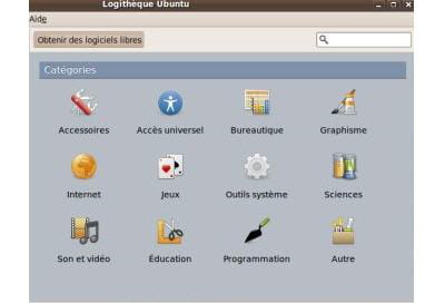 la logithèque d'ubuntu