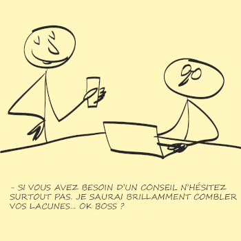 il se fait mousser... mais prend plaisir à expliquer.