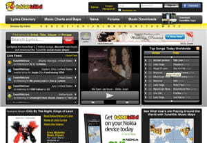 la page d'accueil de tunewiki
