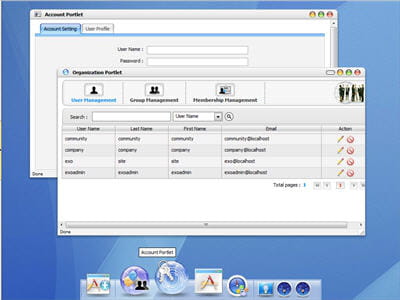 le web os d'exo platform