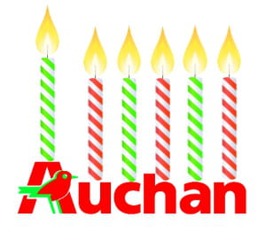l'anniversaire auchan.