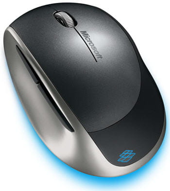 la souris explorer mini mouse, le blue track pour portables.