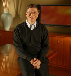 bill gates, fondateur de microsoft.