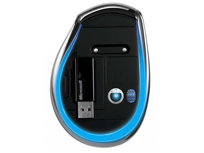 vue de dessous de la explorer mouse