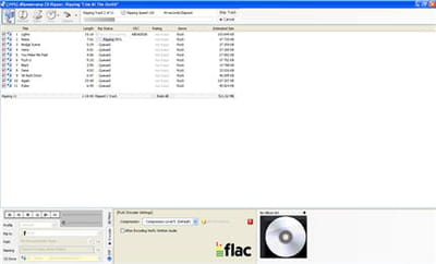 capture d'écran du logiciel dbpoweramp music converter