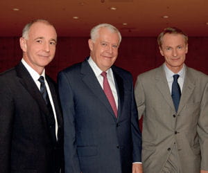 les trois gérants du groupe, didier miraton, michel rollier et jean-dominique